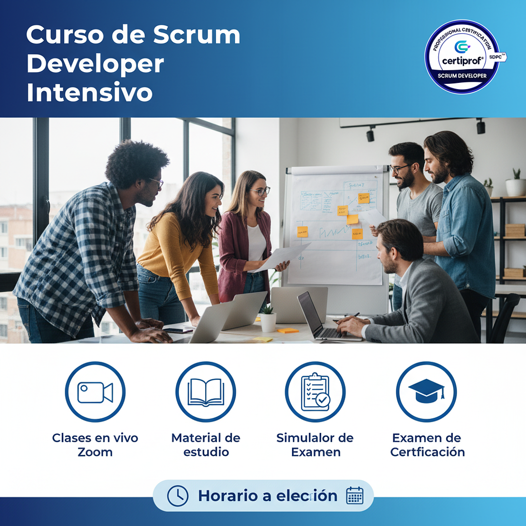 Curso de Scrum Developer Intensivo (Incluye examen de certificación) 1