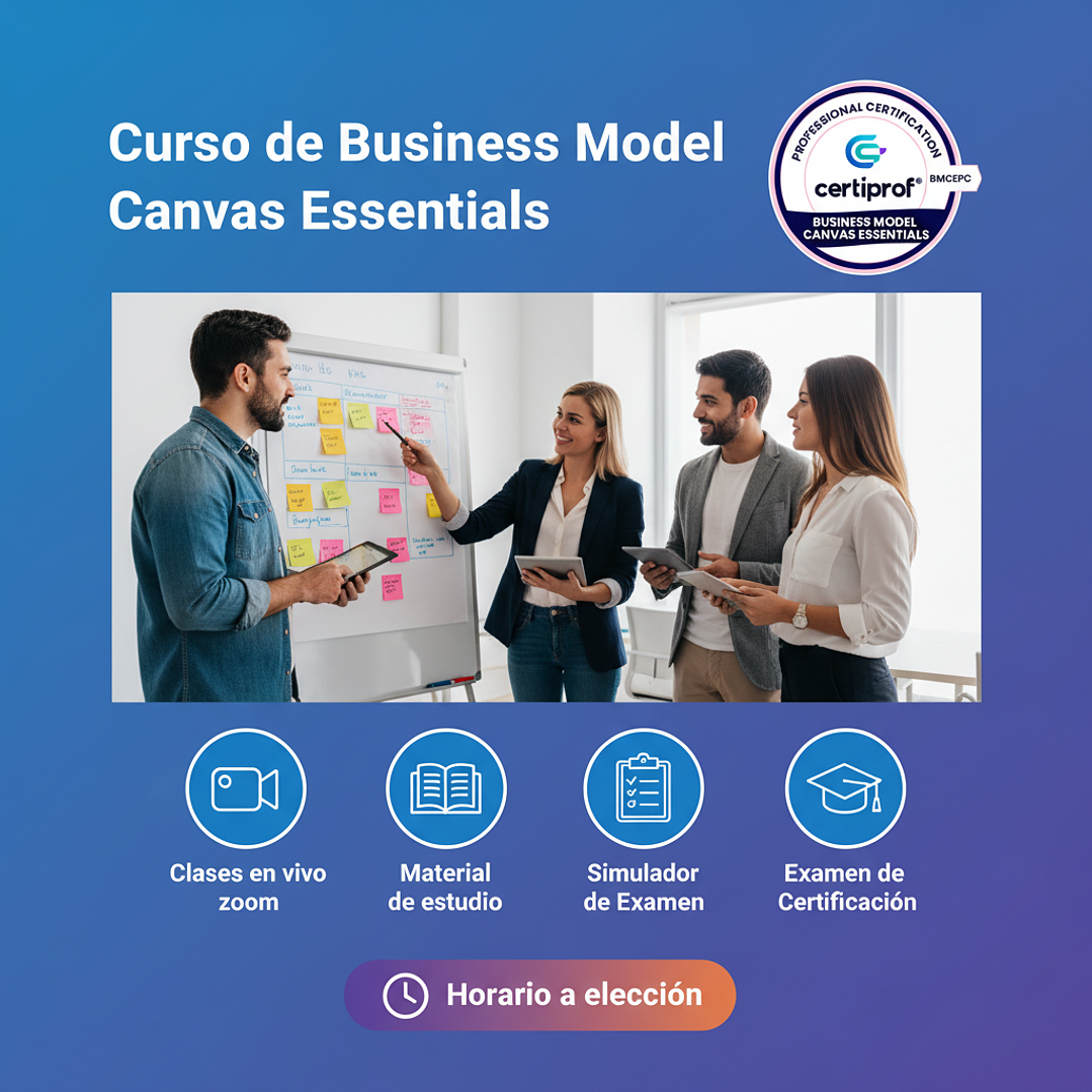 Curso de Business Model Canvas Essentials (incluye examen de certificación) 1