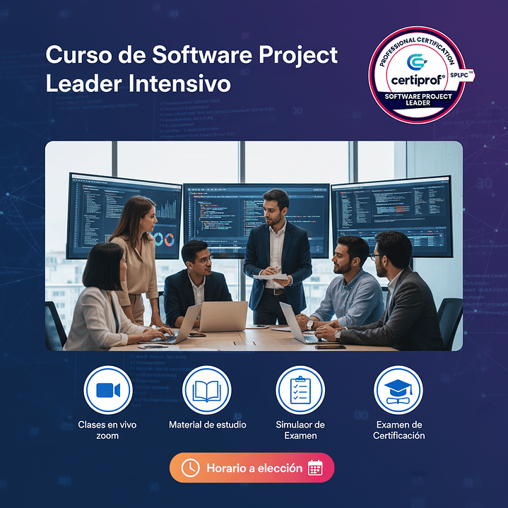 Curso de Software Project Leader Intensivo (Incluye examen de certificación) 1