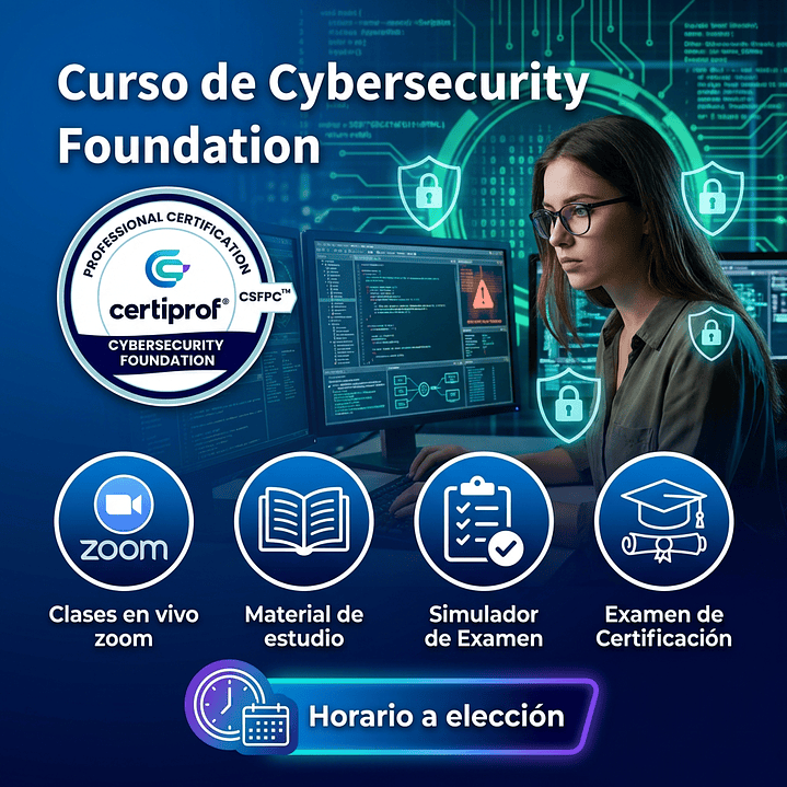 Curso de Cybersecurity Foundation (Incluye examen de certificación) 1