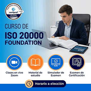Curso de ISO 20000 Foundation (Incluye examen de certificación)