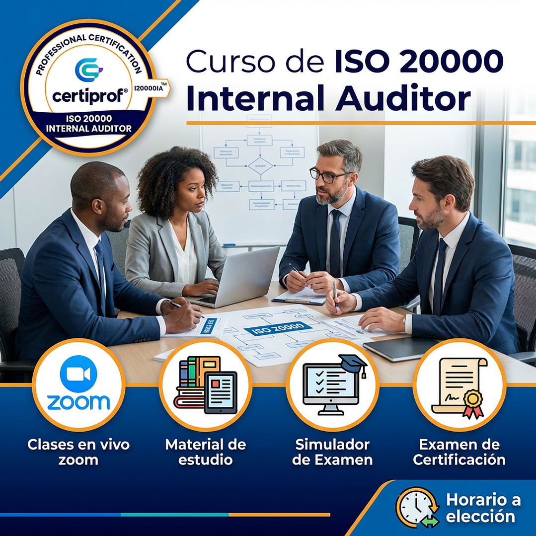 Curso ISO 20000 Internal Auditor (Incluye examen de certificación) 1
