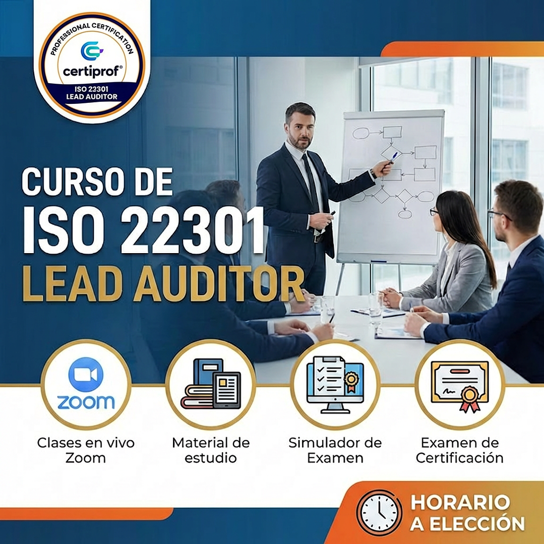 Curso ISO 22301 Lead Auditor (Incluye examen de certificación) 1