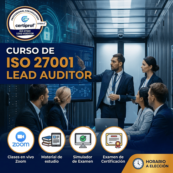 Curso ISO 27001:2022 Lead Auditor (Incluye examen de certificación) 1