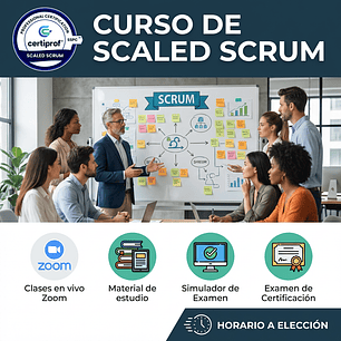 Curso de Scaled Scrum (incluye examen de certificación)