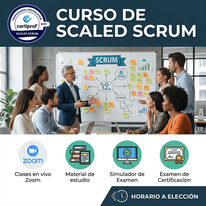 Curso de Scaled Scrum (incluye examen de certificación) 1