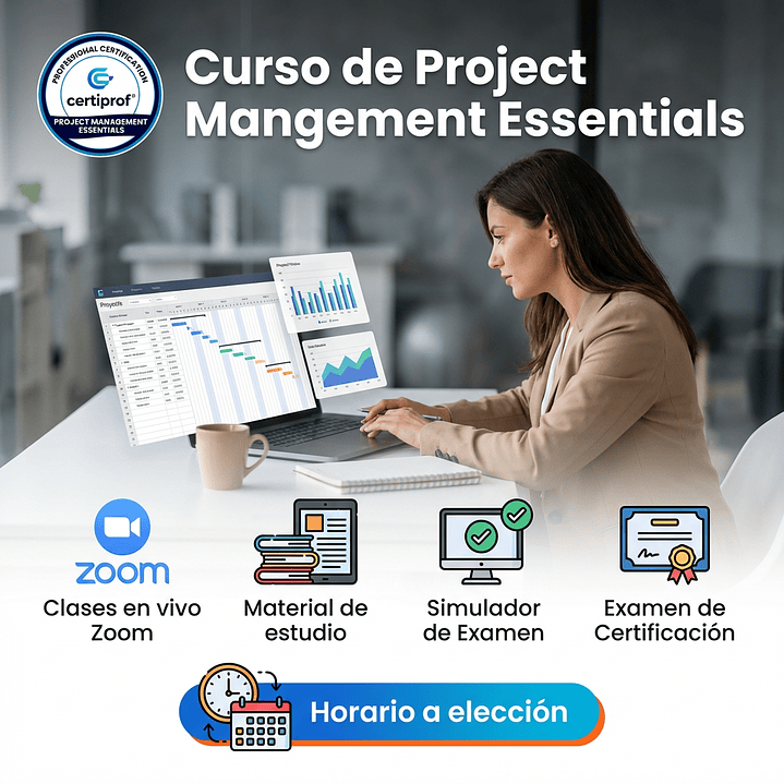 Curso de Project Management Essentials (Incluye examen de certificación) 1