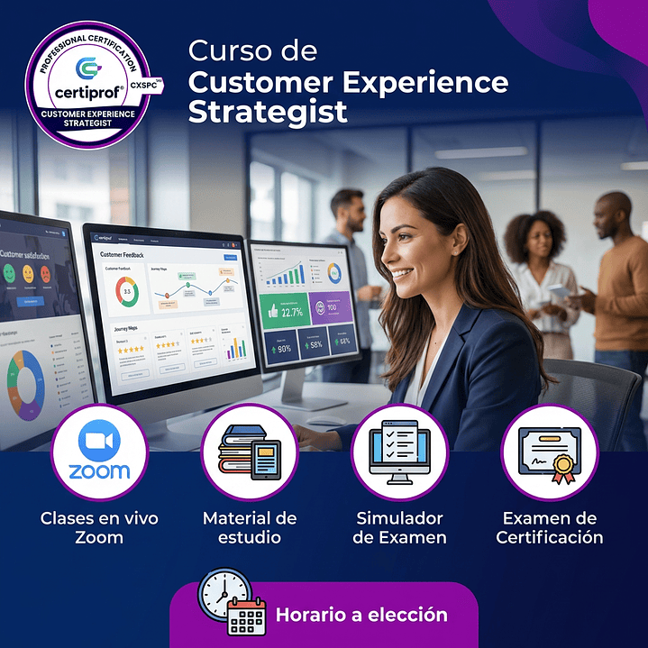 Curso de Customer Experience Strategist (Incluye examen de certificación) 1