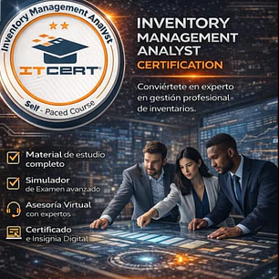 Inventory Management Analyst: Curso E-learning (Incluye insignia Digital)