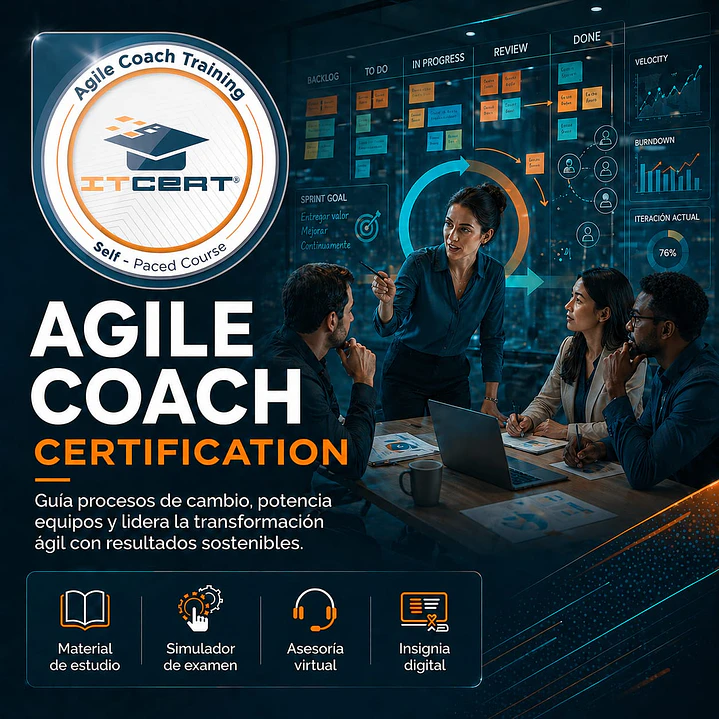 Agile Coach: Curso E-learning (Incluye insignia Digital) 1