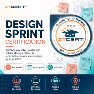 Design Sprint: Curso E-learning (Incluye insignia Digital)