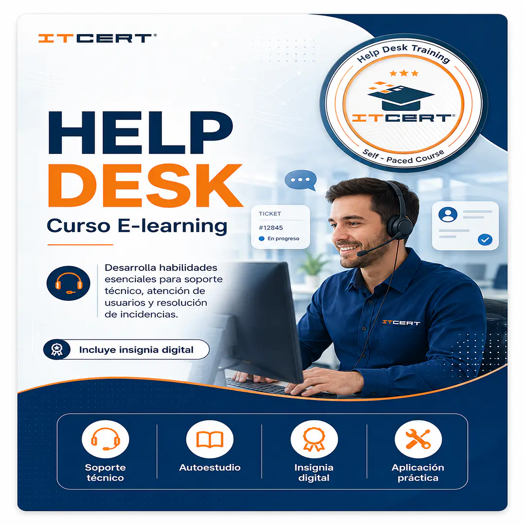 Help Desk: Curso E-learning (Incluye insignia Digital) 1