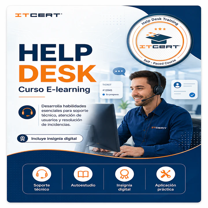 Help Desk: Curso E-learning (Incluye insignia Digital) 1