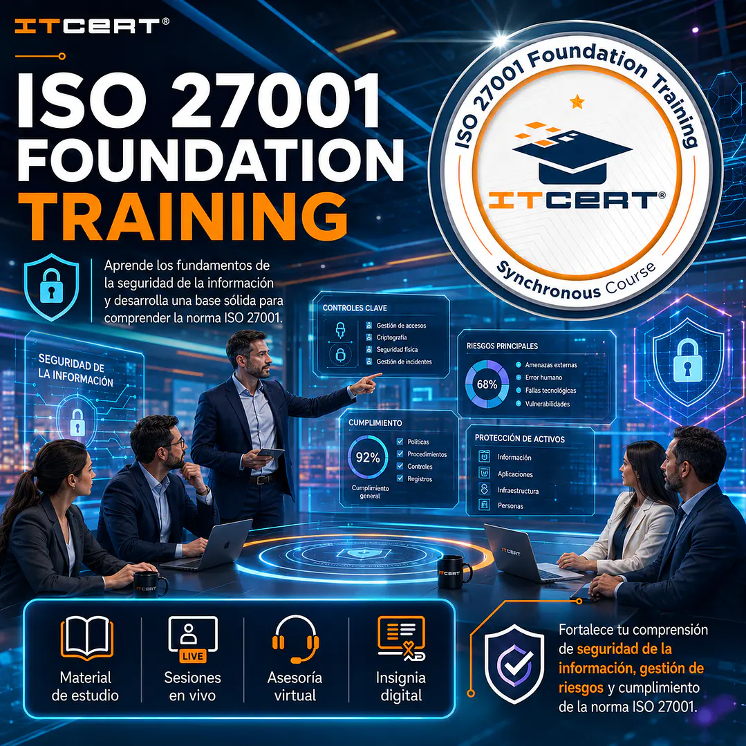 ISO 27001 Foundation: Curso E-learning (Incluye insignia Digital) 1