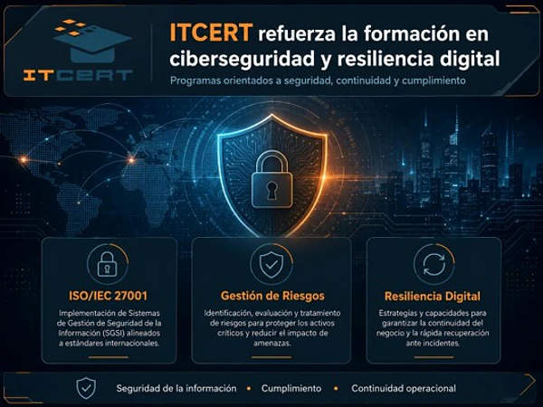 ITCERT refuerza la formación en ciberseguridad y resiliencia digital