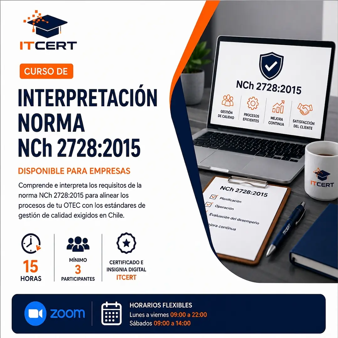  Curso de Interpretación Norma NCh 2728:2015  1