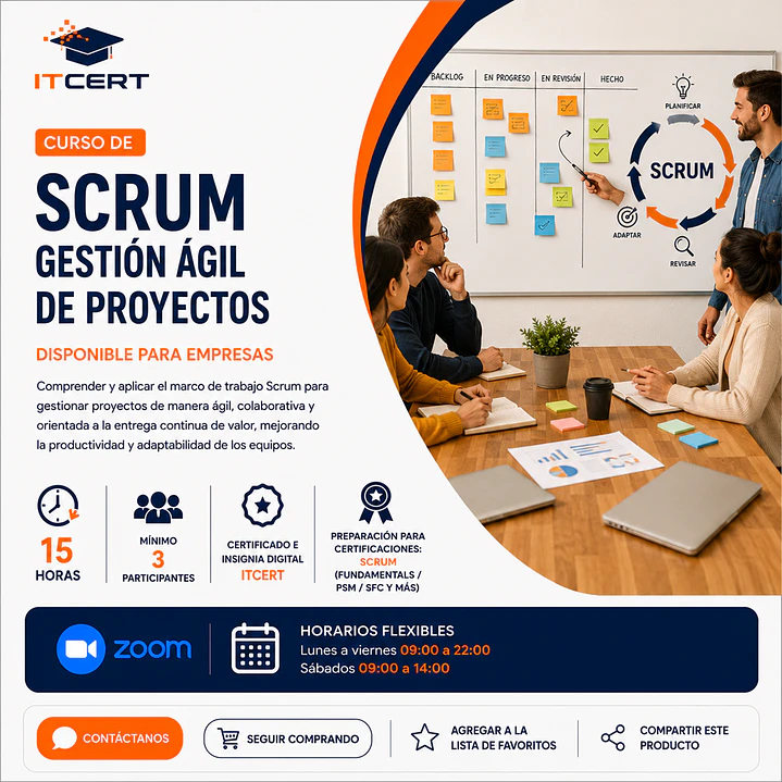 Curso de Scrum – Gestión Ágil de Proyectos 1