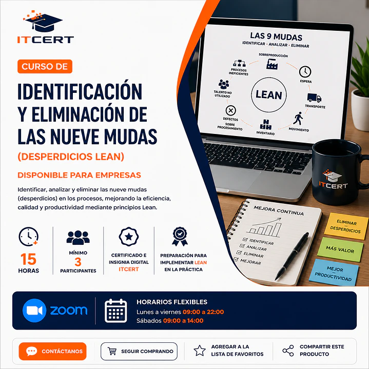 Curso de Identificación y Eliminación de las Nueve Mudas (Desperdicios Lean) 1