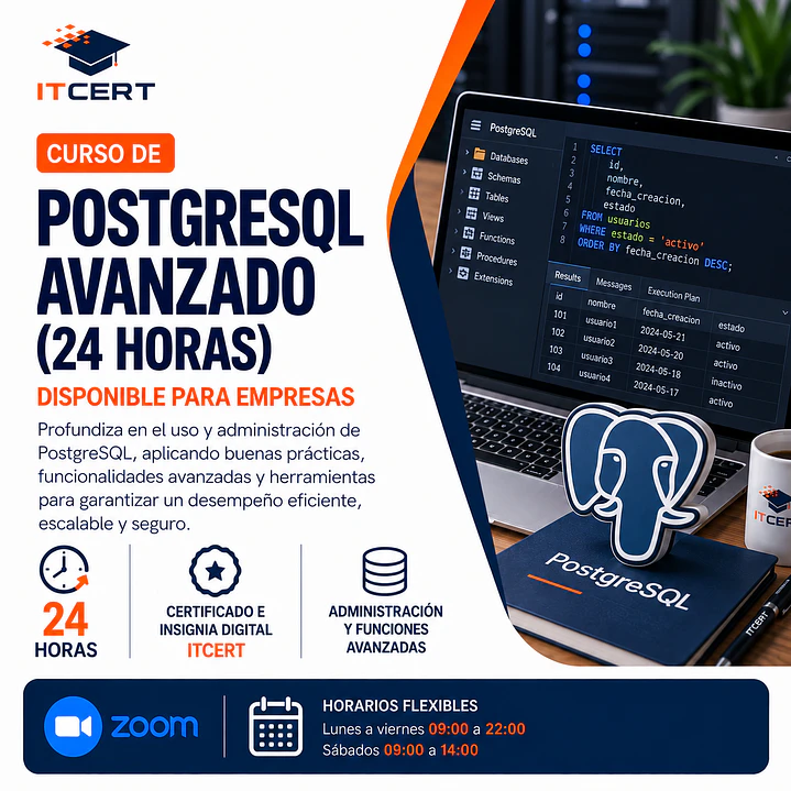 Curso de PostgreSQL Avanzado (24 horas) 1