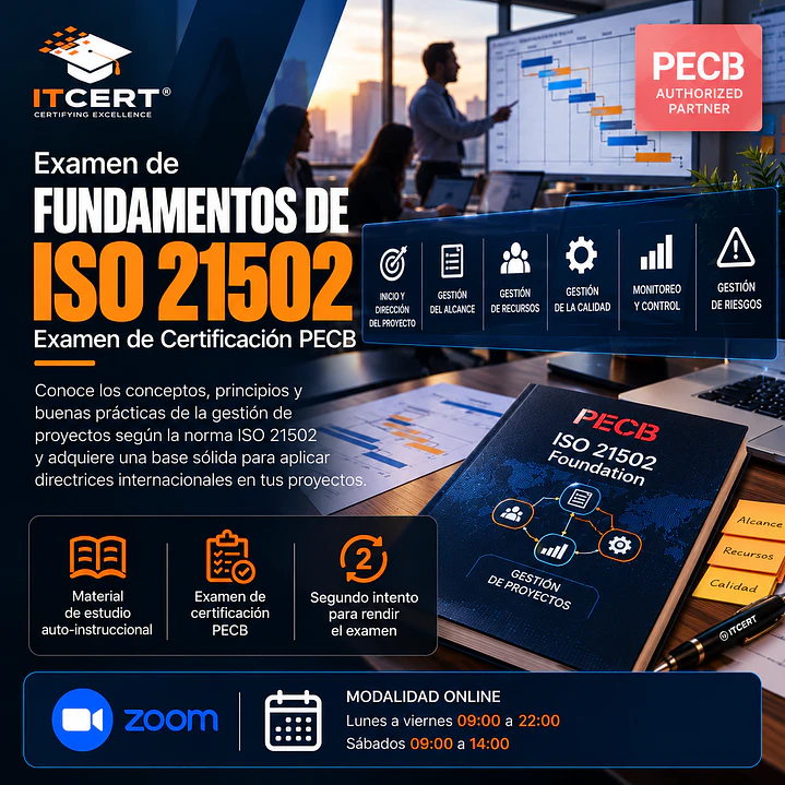 Examen de Fundamentos de ISO 21502 1