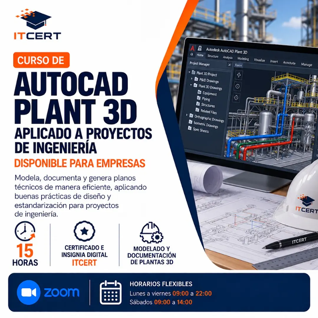 Curso de AutoCAD Plant 3D aplicado a proyectos de ingeniería 1