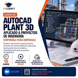 Curso de AutoCAD Plant 3D aplicado a proyectos de ingeniería
