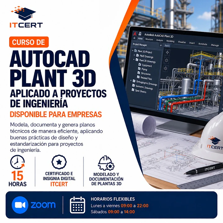 Curso de AutoCAD Plant 3D aplicado a proyectos de ingeniería 1