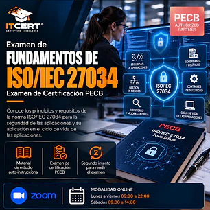 Examen de Fundamentos de ISO/IEC 27034 