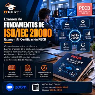 Examen de Fundamentos de ISO/IEC 20000 