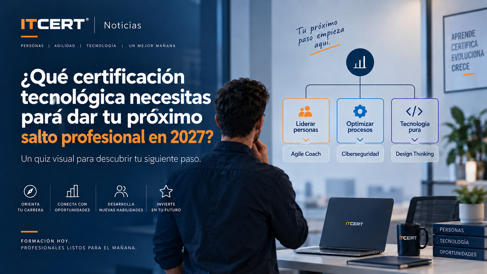 ¿Qué certificación tecnológica necesitas para dar tu próximo salto profesional en 2027? 