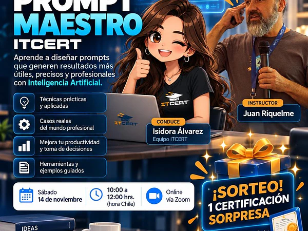 Te invitamos a participar en nuestro Taller Online Prompt Maestro