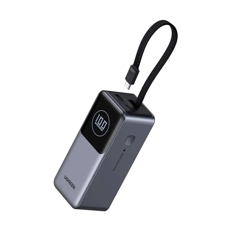 UGREEN PB723 | Power Bank Nexode 20,000mAh 130W con Cable USB-C Integrado 2