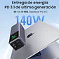 UGREEN PB722 | Power Bank Nexode 25,000mAh 200W con Pantalla Inteligente - Miniatura 3