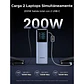 UGREEN PB728 | Power Bank Nexode Pro 25,000mAh 200W con 2 Cables USB-C Integrados - Miniatura 3