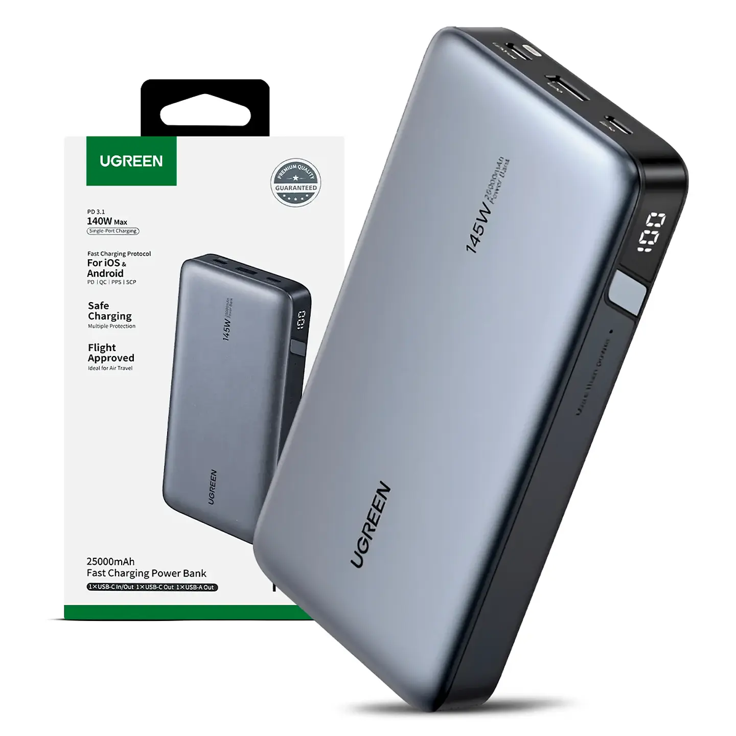 UGREEN PB205 | Power Bank Nexode 25,000mAh 145W para Laptop 1