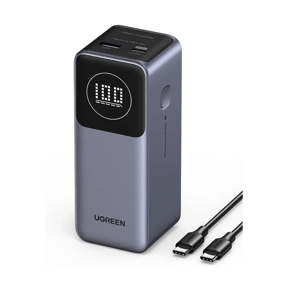  UGREEN PB724 | Power Bank Nexode 12,000mAh 100W con Pantalla Inteligente 1