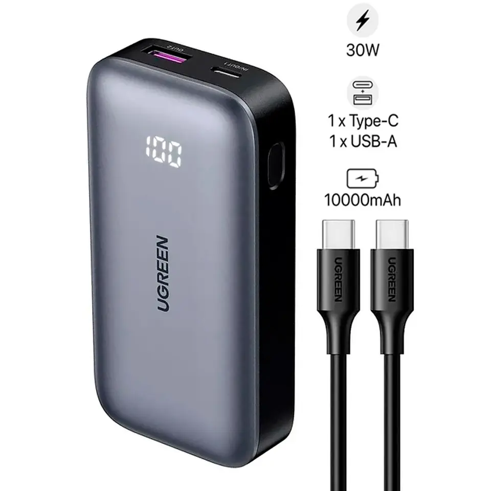 UGREEN PB502 | Power Bank Nexode 10,000mAh 30W 2