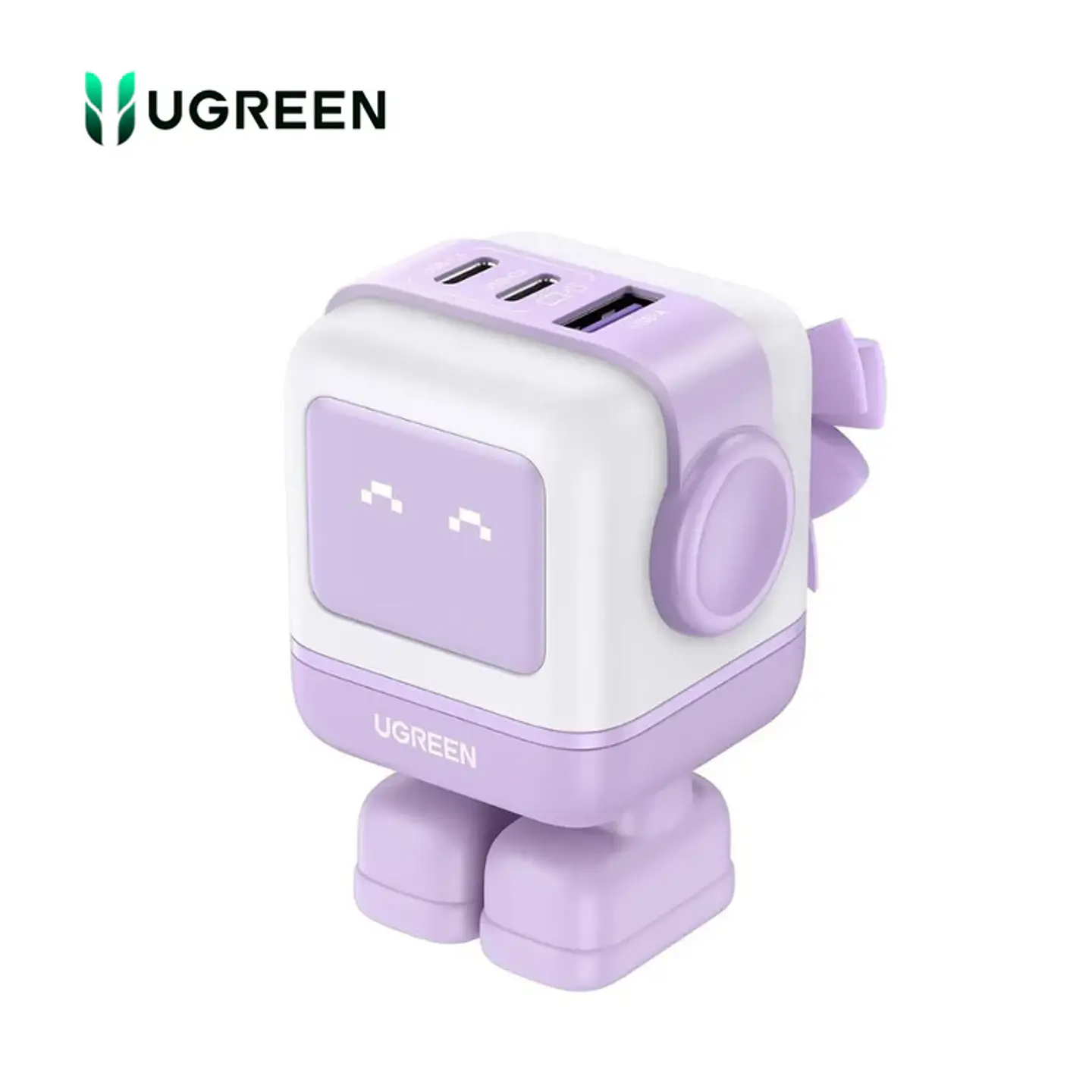 UGREEN CD361 | Cargador Nexode Robot GaN 65W 3 Puertos 2
