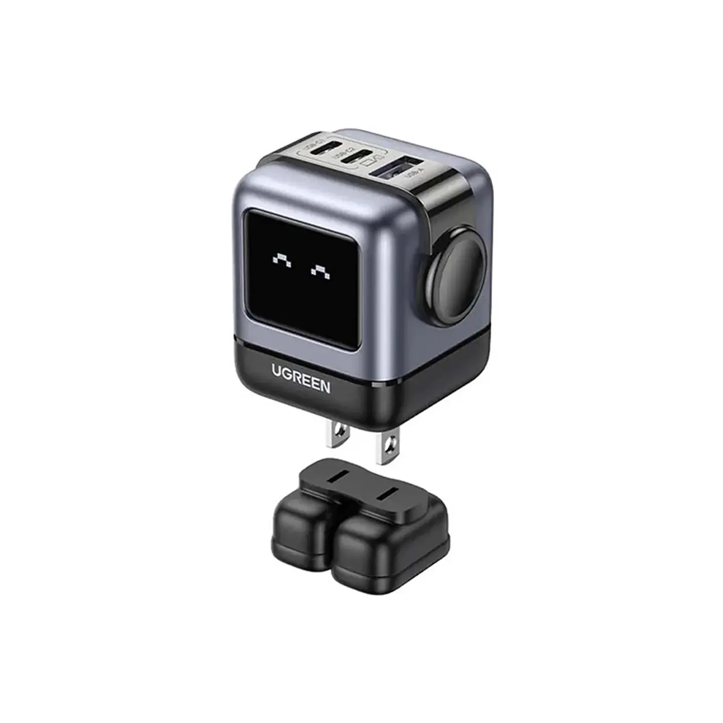 UGREEN CD361 | Cargador Nexode Robot GaN 65W 3 Puertos 4