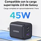 UGREEN X527 | Cargador GaN 45W 3 Puertos - Miniatura 3