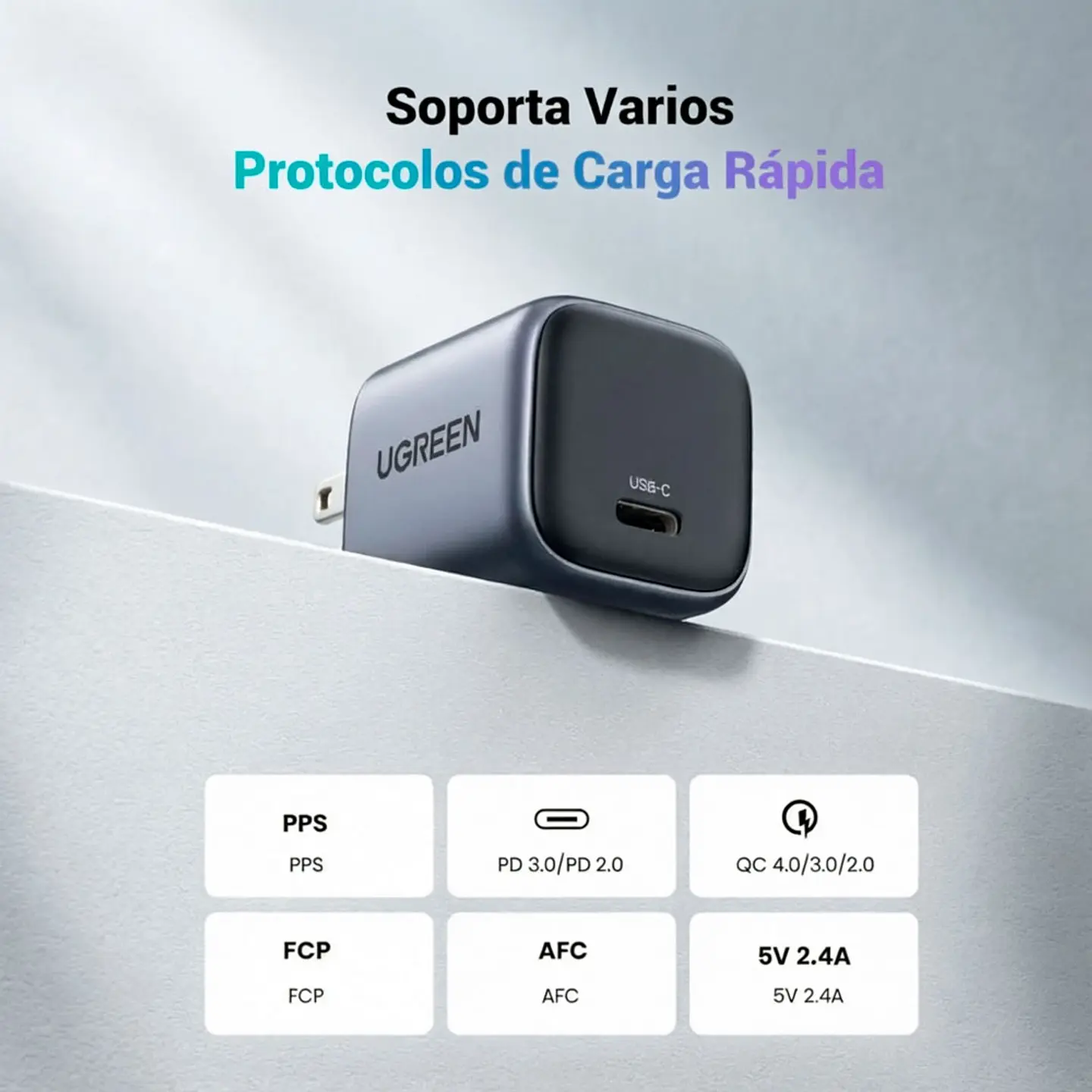 UGREEN X512 | Cargador GaN 20W USB-C 2