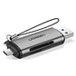 UGREEN CM185 | Lector de Tarjetas SD y MicroSD USB-C + USB-A - Miniatura 1