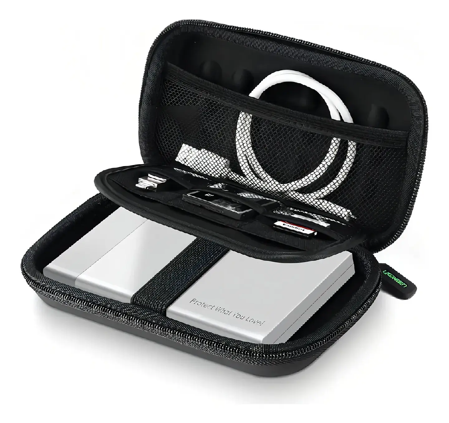 UGREEN 50274 | Estuche Organizador UGREEN para Disco Duro, Cables y Accesorios Tech 5