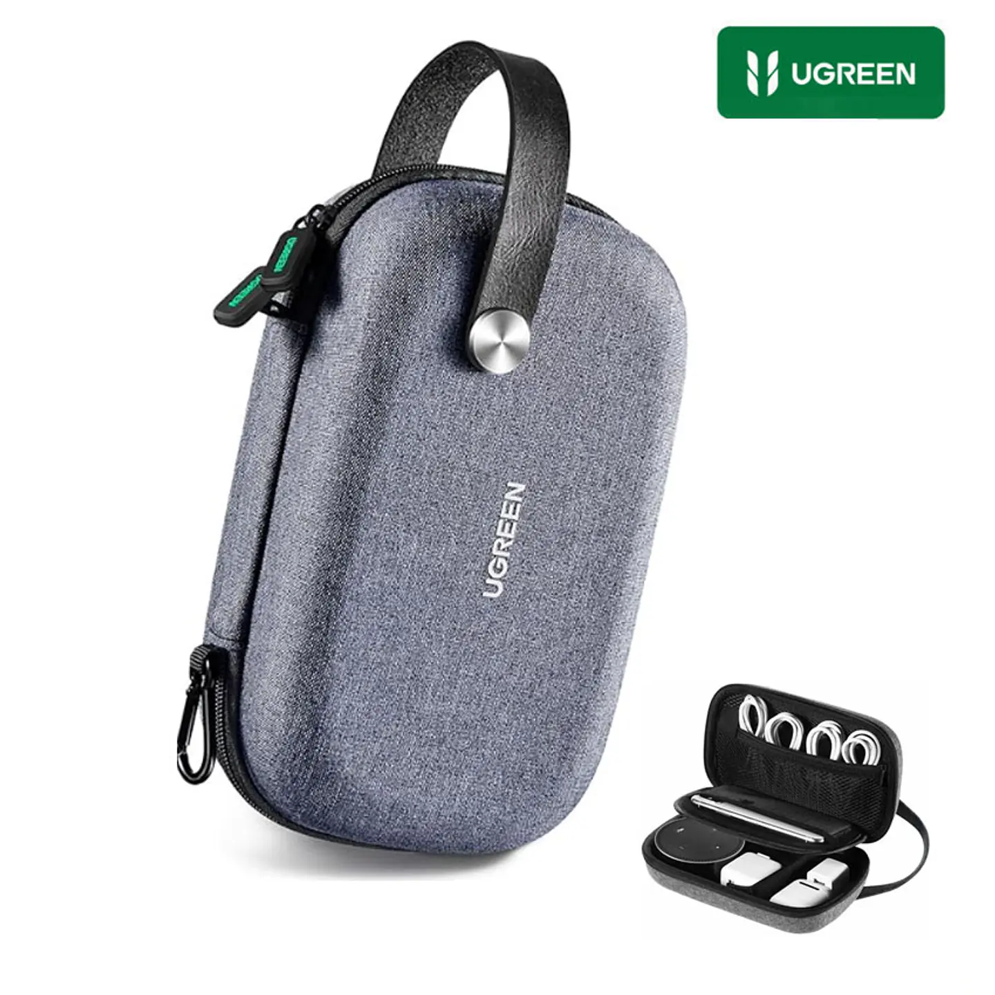 UGREEN LP152 | Estuche Rígido UGREEN para Cargadores, Cables y Accesorios Tech 1