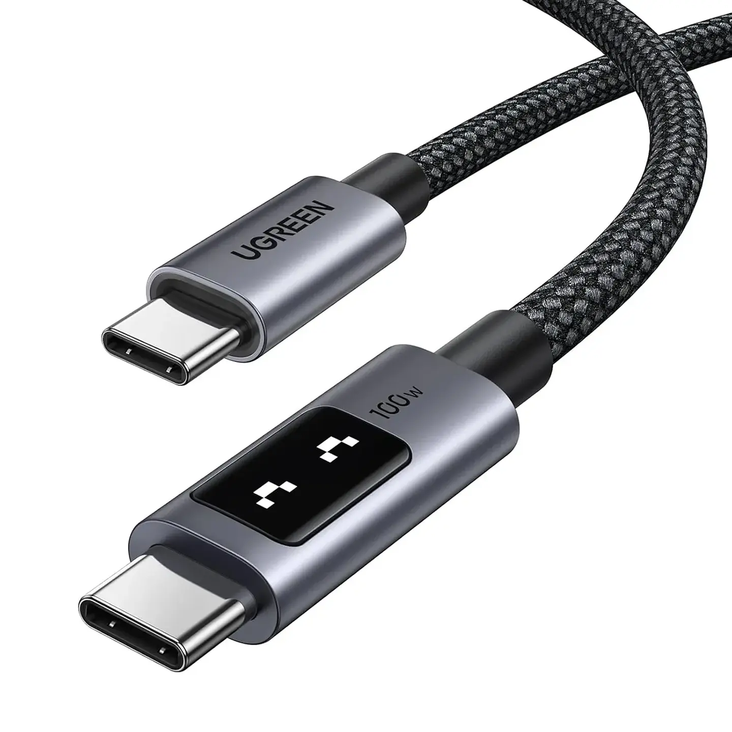 UGREEN L509 | Cable UGREEN USB-C 100W con Pantalla LED para Laptop, Celular y Tablet  2