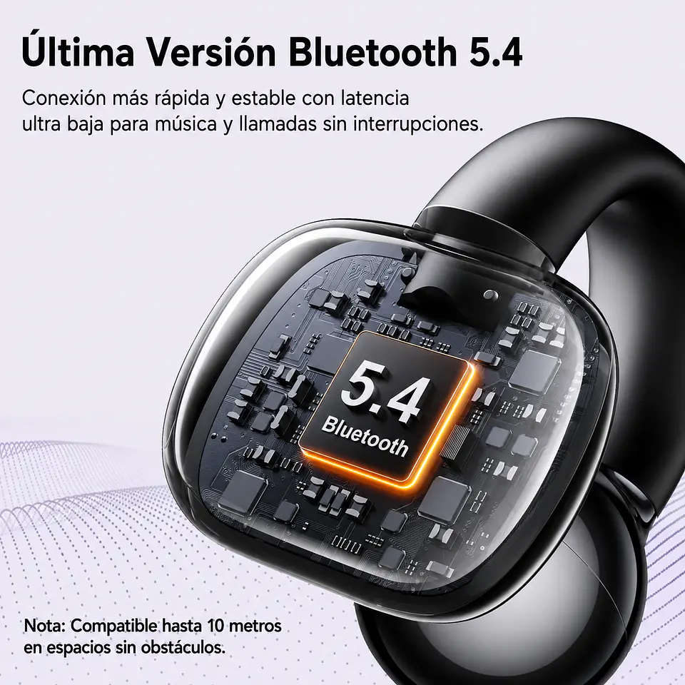 UGREEN WS209 | Audífonos HiTune S3 Open-Ear Bluetooth 5.4 Púrpura 8