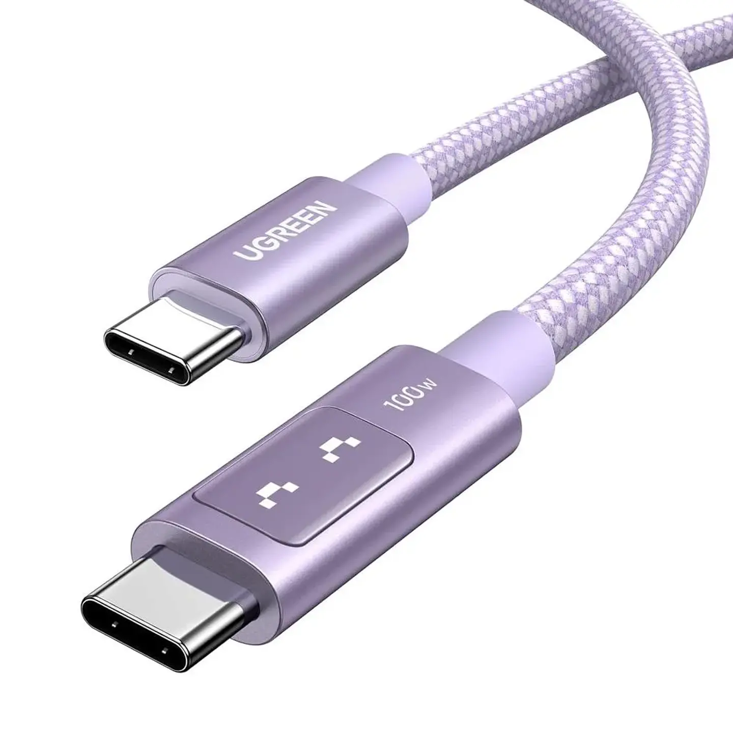 UGREEN L509 | Cable UGREEN USB-C 100W con Pantalla LED para Laptop, Celular y Tablet  4