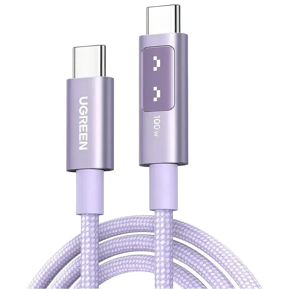 UGREEN L509 | Cable UGREEN USB-C 100W con Pantalla LED para Laptop, Celular y Tablet  3