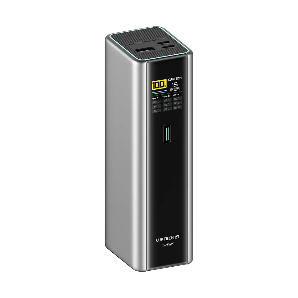 CUKTECH 15 Ultra | Power Bank CUKTECH 15 Ultra 20,000mAh 210W con Pantalla TFT 1