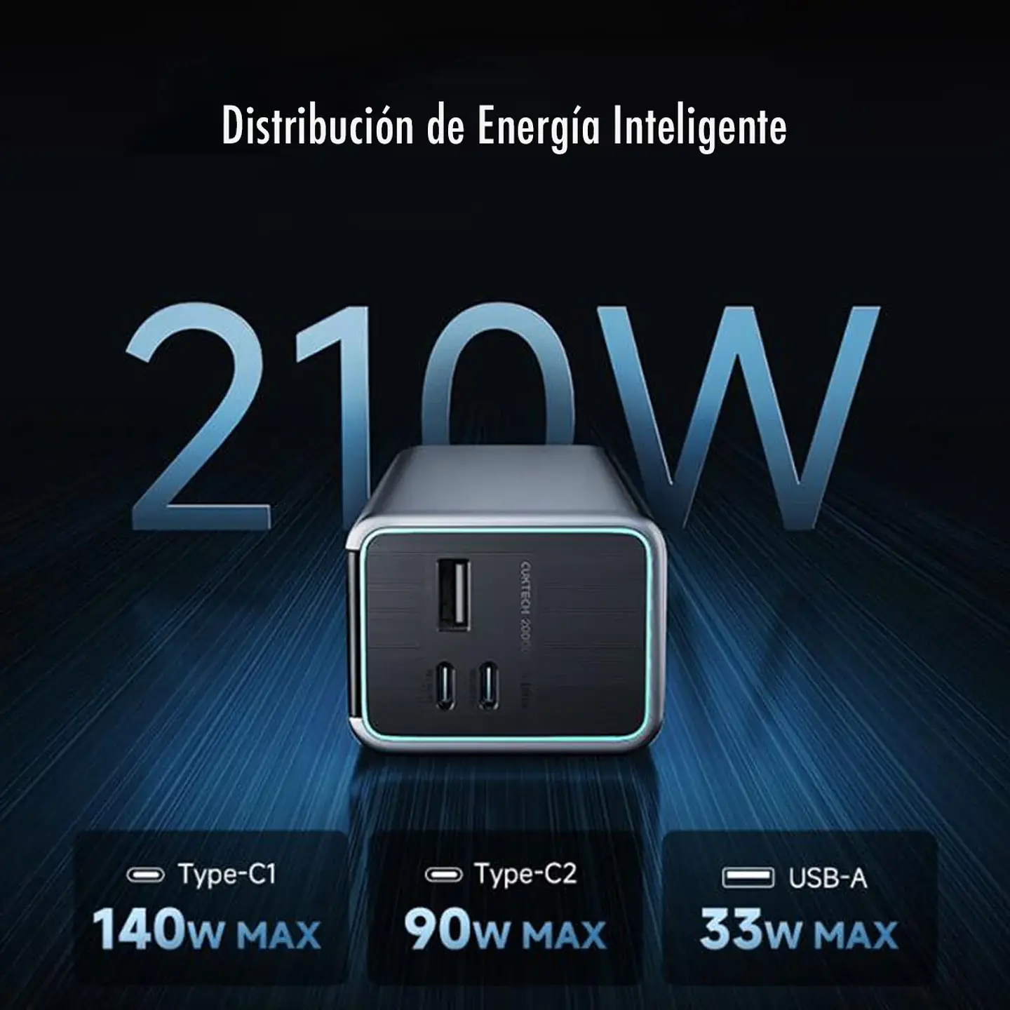 CUKTECH 15 Ultra | Power Bank CUKTECH 15 Ultra 20,000mAh 210W con Pantalla TFT 5